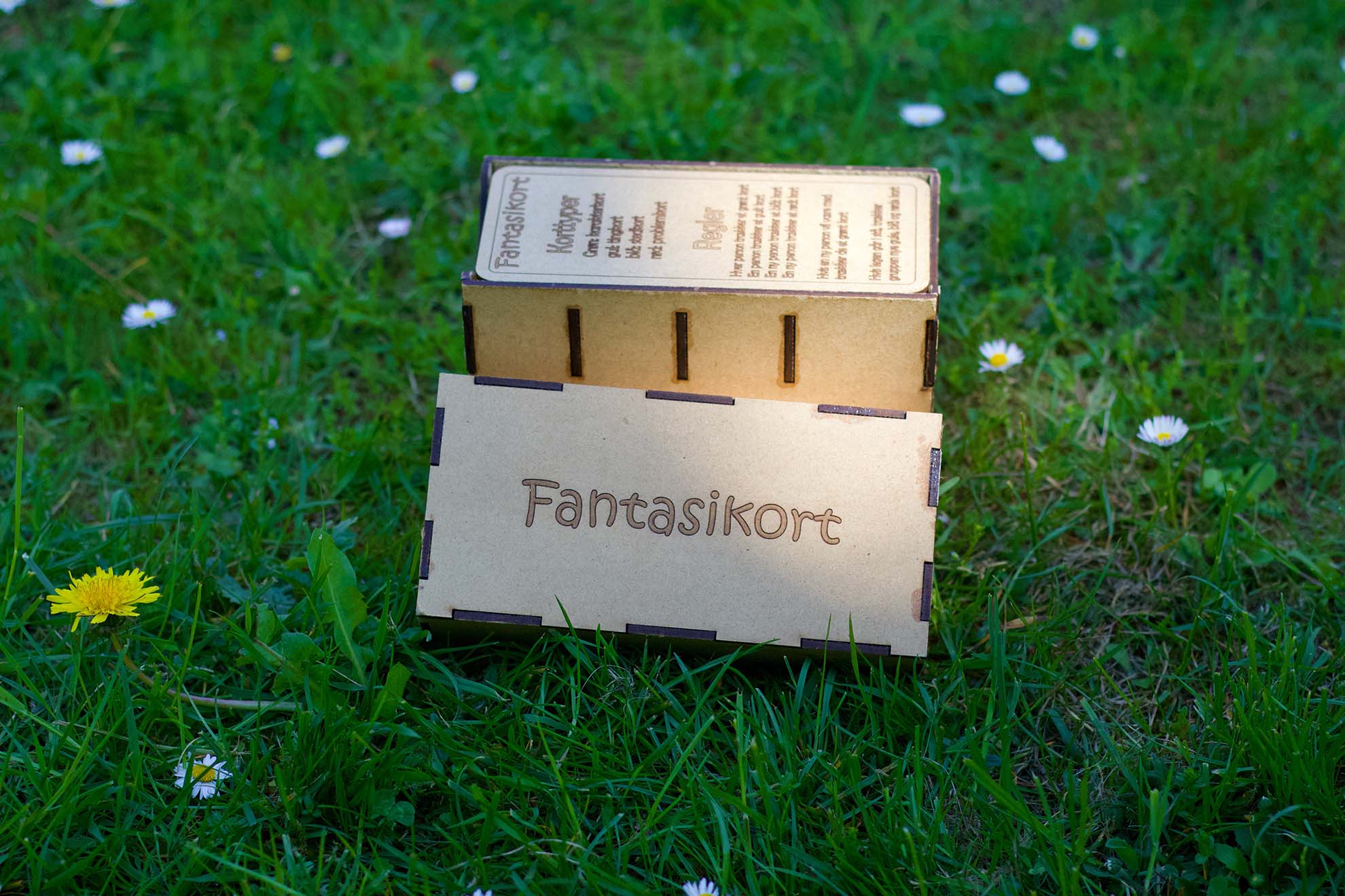 Fantasikort på græs